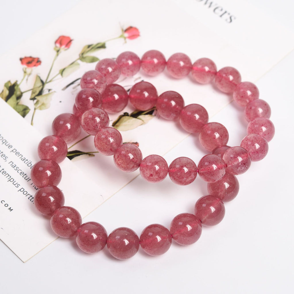 The meaning of wearing strawberry Srystal Bracelet Jewelry