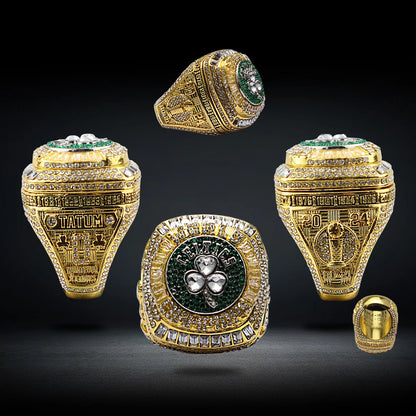 Luckacco Shengwen customizes a  blue ball championship ring made of alloy material, a classic and fashionable gift.