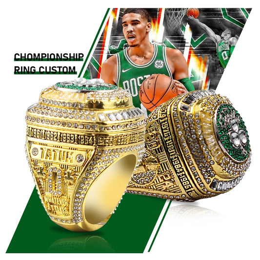 Luckacco Shengwen customizes a  blue ball championship ring made of alloy material, a classic and fashionable gift.