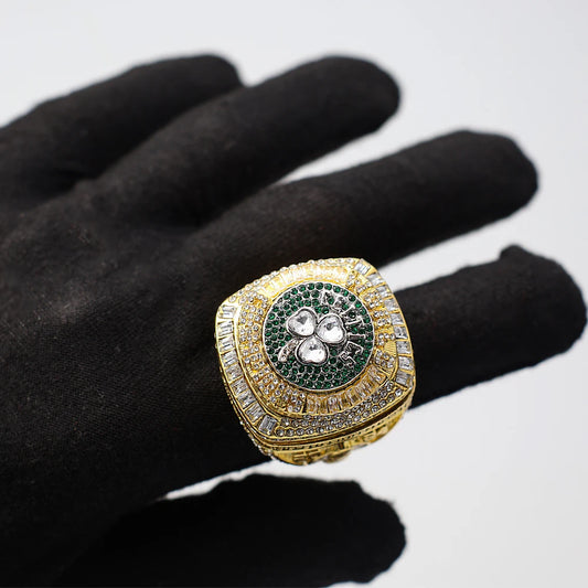 Luckacco Shengwen customizes a  blue ball championship ring made of alloy material, a classic and fashionable gift.