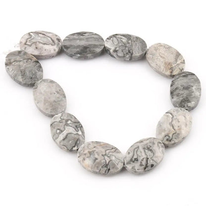 Luckacco Natural Faceted Turquoises Agates Jades Snakeskin Jaspers Stone Oval Round Shape Bead For Jewelry Making DIY Bracelet Accessorie