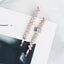 2pcs Shining Crystal Rhinestone Hair Clip For Women Elegant Korean Design Snap Barrette Stick Hairpin Hair Styling Accessories - luckacco