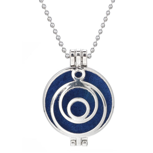 Luckacco Aromatherapy Necklace Tree of Life Diffuser Jewelry Vintage Open Locket Pendant Essential Oil Perfume Aroma Diffuser Necklace