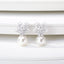White Pearl Earrings for Women Cubic Zirconia Imitation Peals Stud  Earrings Wedding Jewelry Free Shipping 2023 aretes de mujer - luckacco
