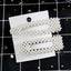 5Pcs/Set Fashion Pearl Hair Clip Snap Button Hair Pins for Women Sweet Pearl Hairpin Hair Clips Jewelry Lady Barrette Stick - luckacco