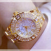 Luckacco Women Watches Diamond Gold Watch Ladies Wrist Watches Luxury Brand Rhinestone Women's Bracelet Watches Female Relogio Feminino