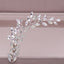 A Pair Bridal Crystal Beads Hair Clip Wedding Hair Jewelry Silver Color Hairpin Bridal Headpiece Wedding Hair Accessories -  - Luckacco Jewelry and Watch Store
