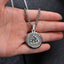 Viking Mjolnir Necklace,Thor's Hammer Pendant, Stainless Steel Viking Necklace,Viking Jewelry, Strength Amulet, Norse Mythology - luckacco