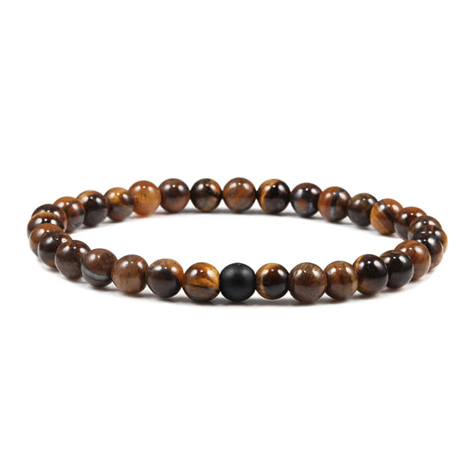 Luckacco Natural Green Malachite Stone Lava Bracelets Women Men Strand Charm Buddha Beads Bracelet Yoga Prayer Handmade Jewelry Gift