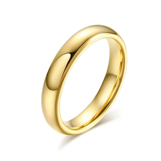 Luckacco Vnox Anti Scratch Tungsten Wedding Rings for Women Men Simple Classic Wedding Bands for Couples Basic Jewelry