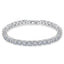 925 Sterling Silver Luxury 5mm Cubic Zirconia Tennis Crystal Bracelet for Women Girl Party Jewelry - luckacco