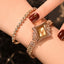 Women Watches Luxury Crystal Bracelet Gemstone Wristwatch Dress Watches Women Ladies Gold Watch Fashion Female Brand Watch - luckacco
