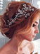 Crystal Bridal Headpiece Hair Clip-Bridal Rhinestone Clip-Brides Headpiece-Silver Wedding Headpiece for Women - luckacco