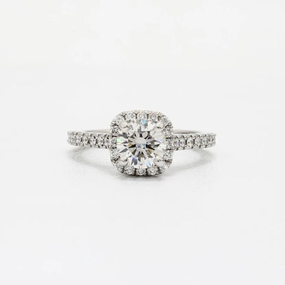 Luckacco SUMENG 2024 New Trendy Crystal Engagement Claws Design White Zircon Cubic Elegant Ring For Women Wedding Jewelry Gifts