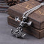 Speical Price Stainless Steel Viking Necklace Men Skull deer Pendants valknut Necklaces Scandinavian Norse Jewelry Gift - luckacco