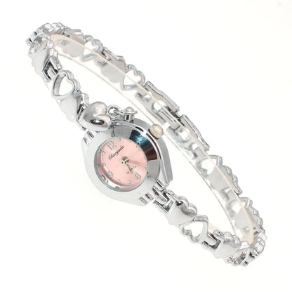 Luckacco Cute Women Bracelet Watch Mujer Golden Relojes Small Dial Quartz Watch Popular Wristwatch Hour female ladies elegant watches