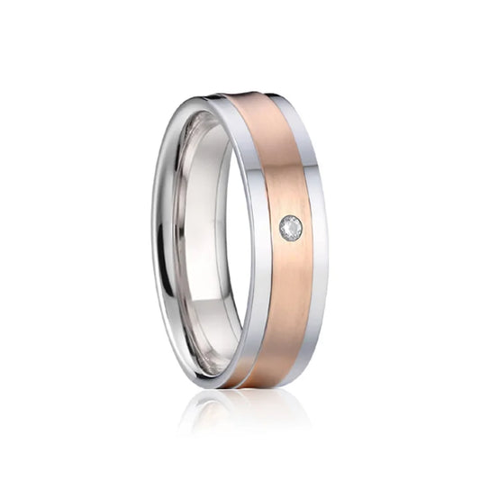 Luckacco USA size 5 to 15 western titanium fashion jewelry couple wedding rings for men and women Alliance LOVE marriage finger ring