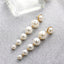 IF ME Vintage Big Round Circle Twist Pearl Earrings for Women Tassel Pendant Drop Earrings Set Acrylic Crystal Earring Jewelry - luckacco