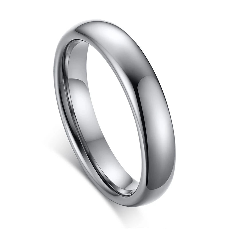 luckacco vnox anti scratch tungsten wedding rings for women men simple classic wedding bands for couples basic jewelry