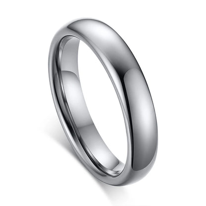 Luckacco Vnox Anti Scratch Tungsten Wedding Rings for Women Men Simple Classic Wedding Bands for Couples Basic Jewelry