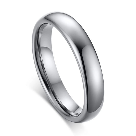 Luckacco Vnox Anti Scratch Tungsten Wedding Rings for Women Men Simple Classic Wedding Bands for Couples Basic Jewelry