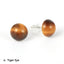 Natural Gemstone Stud Earrings Amethyst Rose Quartz Agate Crystal Earring Jewelry for Womens Girls - luckacco