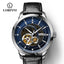 LOBINNI Seagull Automatic Mechanical Watch Luxury Brand Men Watch Leather Sapphire Waterproof 50M Male Wristwatch - luckacco
