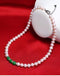 Koraba Pure Hand-woven 10-11mm Natural Freshwater Pearl Necklace with Green Jade Bracelet SetNecklace Mother Jewelry Gift Box -  - Luckacco Jewelry and Watch Store