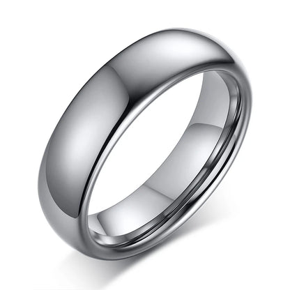 Luckacco Vnox Anti Scratch Tungsten Wedding Rings for Women Men Simple Classic Wedding Bands for Couples Basic Jewelry