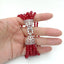 YYGEM 8'' 7 Strands 4mm Faceted Round Red Jade Bracelet Cz Clasp - luckacco