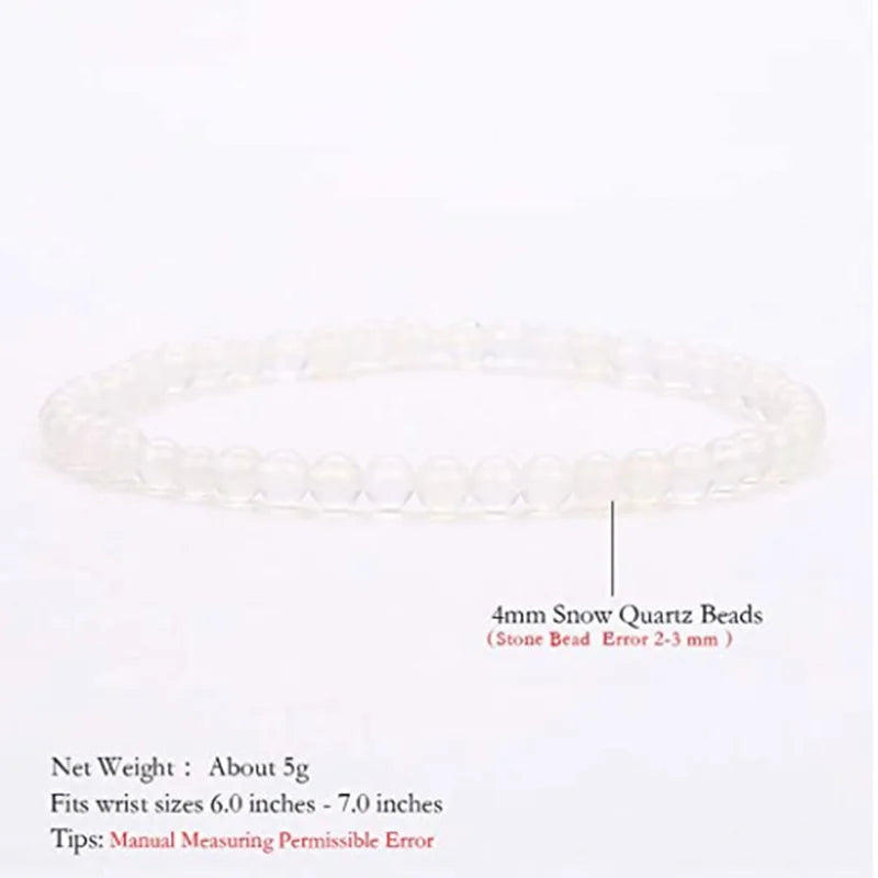 luckacco 4mm mini rose quartz bracelet energy bracelets tiny bracelet natural stone statement bracelet charm beaded couples bracelets