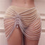 Sexy Fringe Long Skirt Body Jewelry Rhinestone Belt tassel Underwear Front Fall Belly Chain Waist Bikini Prom Romance Jewelry
