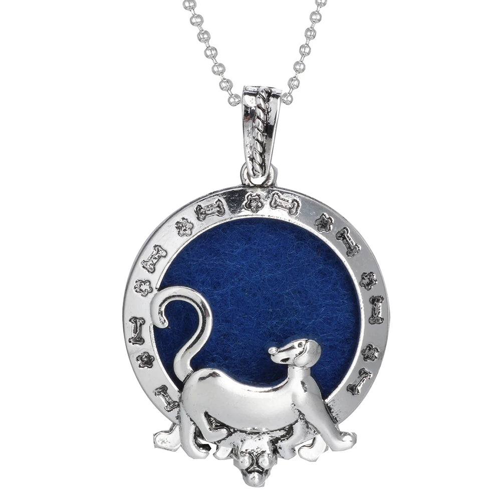 luckacco aromatherapy necklace tree of life diffuser jewelry vintage open locket pendant essential oil perfume aroma diffuser necklace