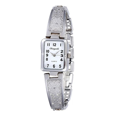 Luckacco 2025 Women Watches Top Brand Luxury Wristwatches Ladies Fashion Gold Stainless Steel Bracelet Watch Female Elegant Clock Women