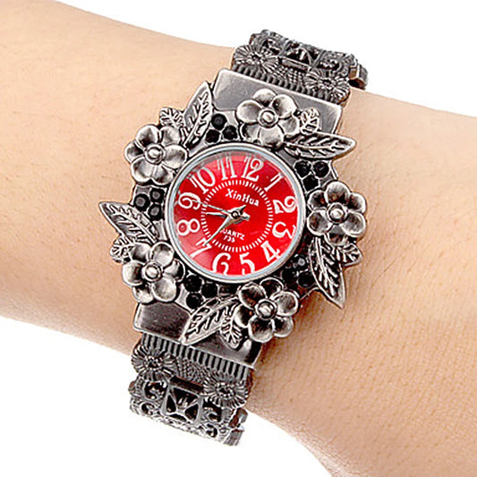 Luckacco Women bangle watch Retro Relojes vintage bracelet watch quartz luxury female feminino casual wristwatch xinhua fashion watches