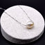 Baroque Single Bead Necklace Natural Freshwater Pearl Women's Silver Necklace 11mm Pearl Pendant Short Necklace Girls Necklace - luckacco