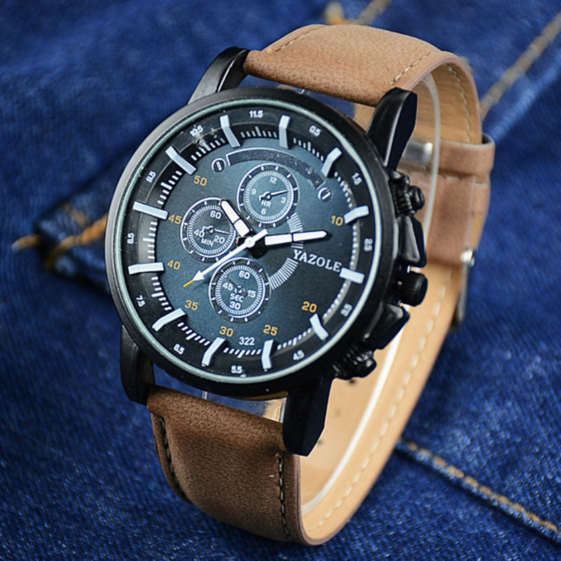 YAZOLE Men's Sport Watch Mens Watches Top Brand Luxury Luminous Men's Watch Men Watch Clock erkek kol saati relogio masculino - luckacco