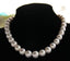 free shipping noble jewelr 10-11mm natural tahitian south sea white pearl necklace 45cm 14k - luckacco