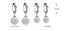 Silver Color  Full Of Zircon Silver Earring For Women Girl Earrings Sterling-silver-jewelry Brincos VES6334 - luckacco