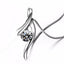 Fashion Women Luxury Austrian Crystal Pendant 925 Sterling Silver Necklace Accessory Wedding Engagement Necklace Jewelry - luckacco