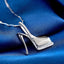 100% Sterling Silver 925 Silver Necklace High Heel Zircon Pendant Necklace Fashion Jewelry - luckacco