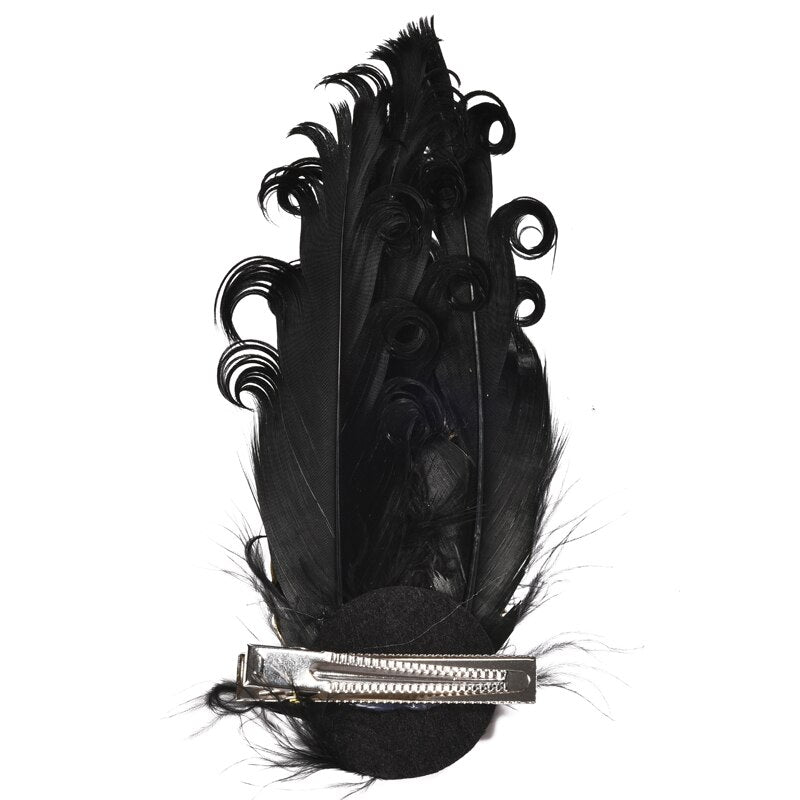 Steam Punk Retro Wing Hair Clip Feather Gears Gothic Barrette Steampunk Hairpin Accessory -  - Luckacco Jewelry and Watch Store