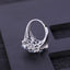 100% 925 Sterling Silver Rings Multicolor Natural Sky Blue Topaz Mystic Quartz Finger Ring For Women Fine Jewelry - luckacco