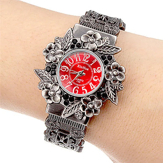 Luckacco Women bangle watch Retro Relojes vintage bracelet watch quartz luxury female feminino casual wristwatch xinhua fashion watches