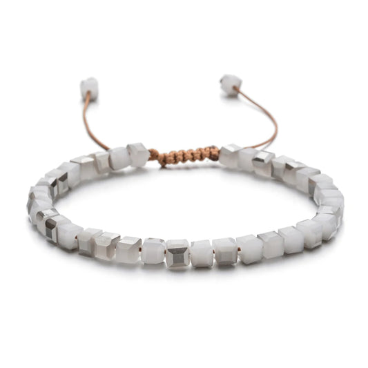 Luckacco shop's pick Sparking Mixed Glass Crystal Bracelet Rainbow Style Fashion Shinning Charm Bracelets For Women Wedding Jewelry Gift