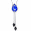 Meyfflin Tulip Flower Crystal Necklace for Women Fashion Silver Color Chain Long Necklaces & Pendants Collier Maxi Jewelry - luckacco