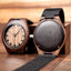 Top Brand BOBO BIRD Luxury Men Watch relogio masculino Black Wood Watches Quartz Wristwatch  Soft Leather Band OEM C-F08 - luckacco