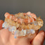 Natural Amethysts Stone Chakra Bracelet Real Citrines Lapis Opal Pink Quartz Chipped Gravel Beads Reiki Healing Crystal Bracelet