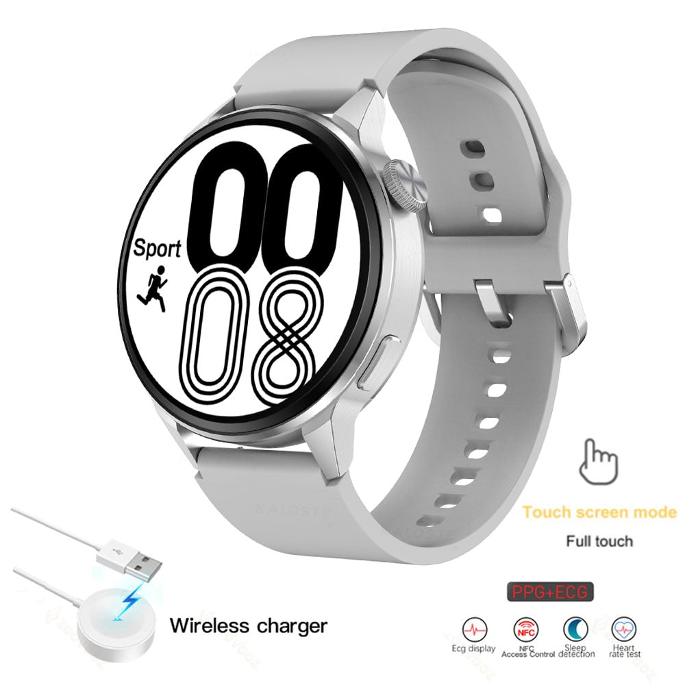 2023 NFC Smart Watch Women Bluetooth Call Sport GPS Track Watches Men Custom Dial Heart Rate ECG PPG Smartwatch For Android IOS - luckacco