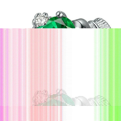 Luckacco Women Silver Color Zircon Crown Wedding Engagement Claddagh Ring Size 6-10